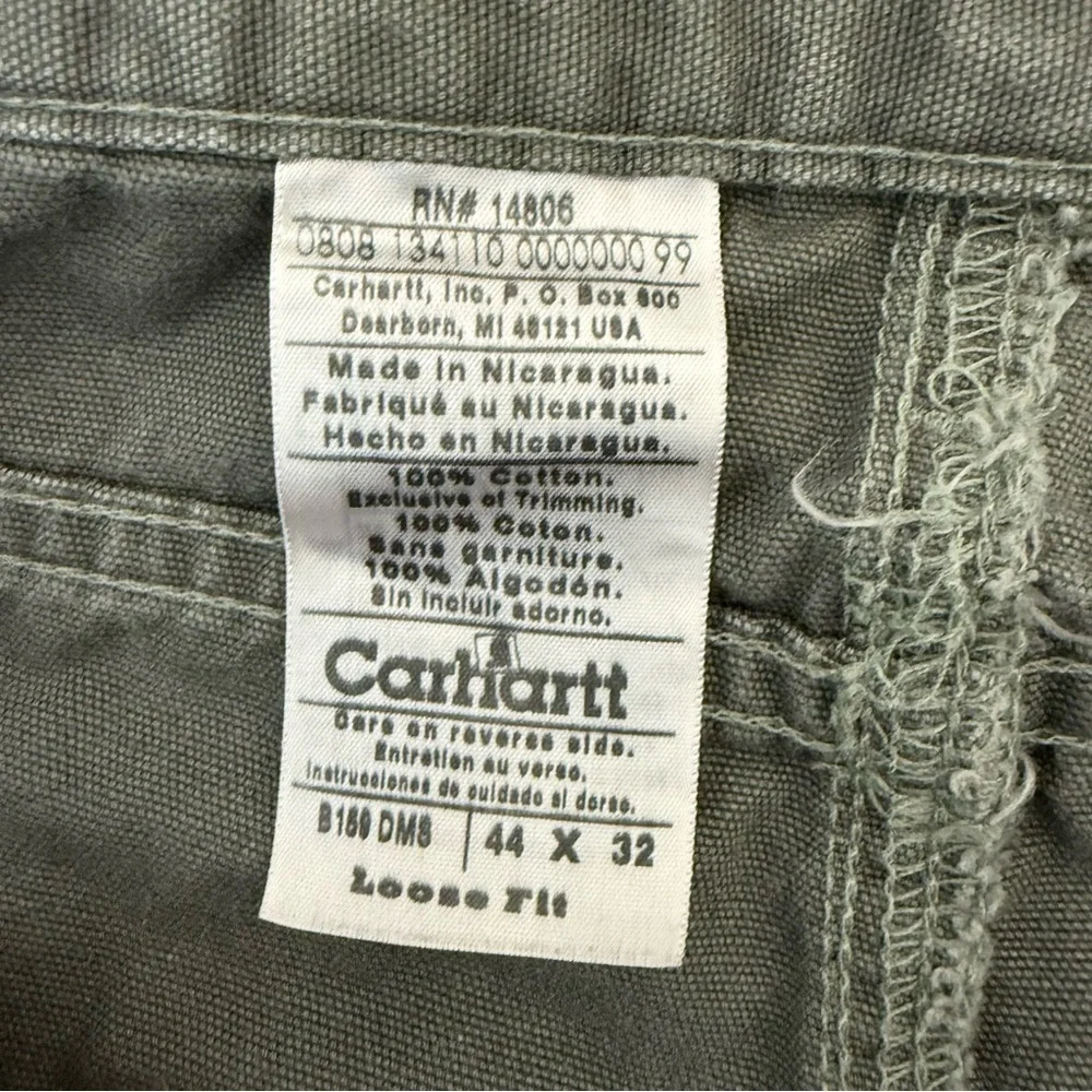 Carhartt Loose Fit Washed Duck Utility Work Pant size  44 X 32